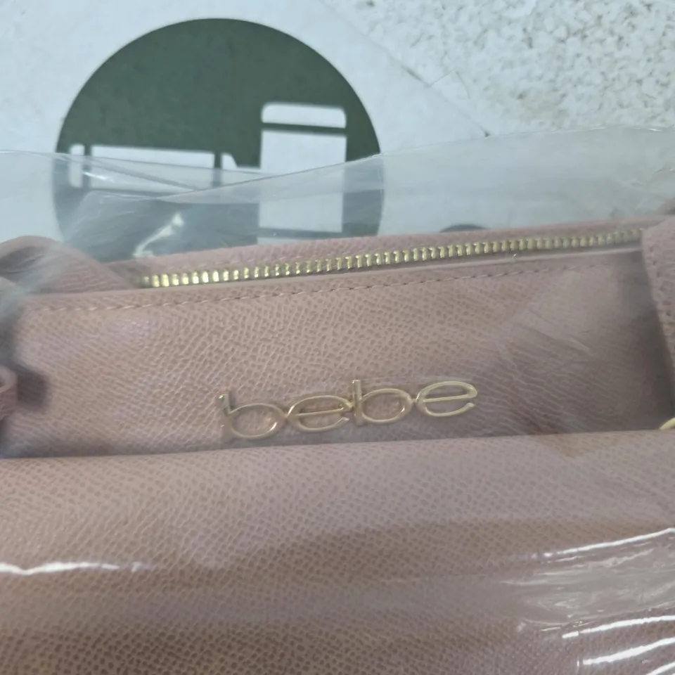 BEBE TANYA TOTE WITH LOGO POUCH – BLUSH PINK 