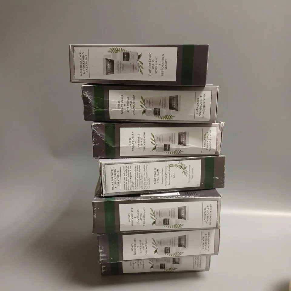 APPROXIMATELY 7 BOXED REGROWZ HAIR REGROWTH & THICKENING TREATMENT FOR MEN 