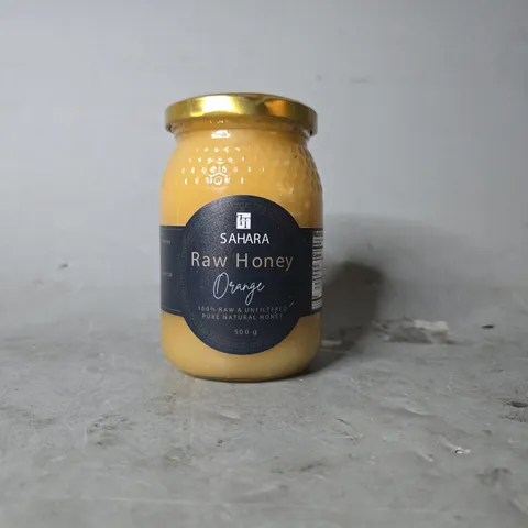 SAHARA RAW HONEY ORANGE 500G 