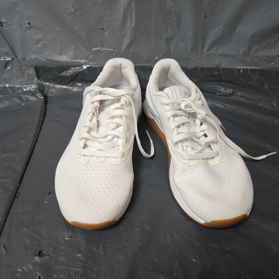 UNBOXED PAIR OF REEBOK NANO.X3 TRAINERS IN WHITE - UK 3.5