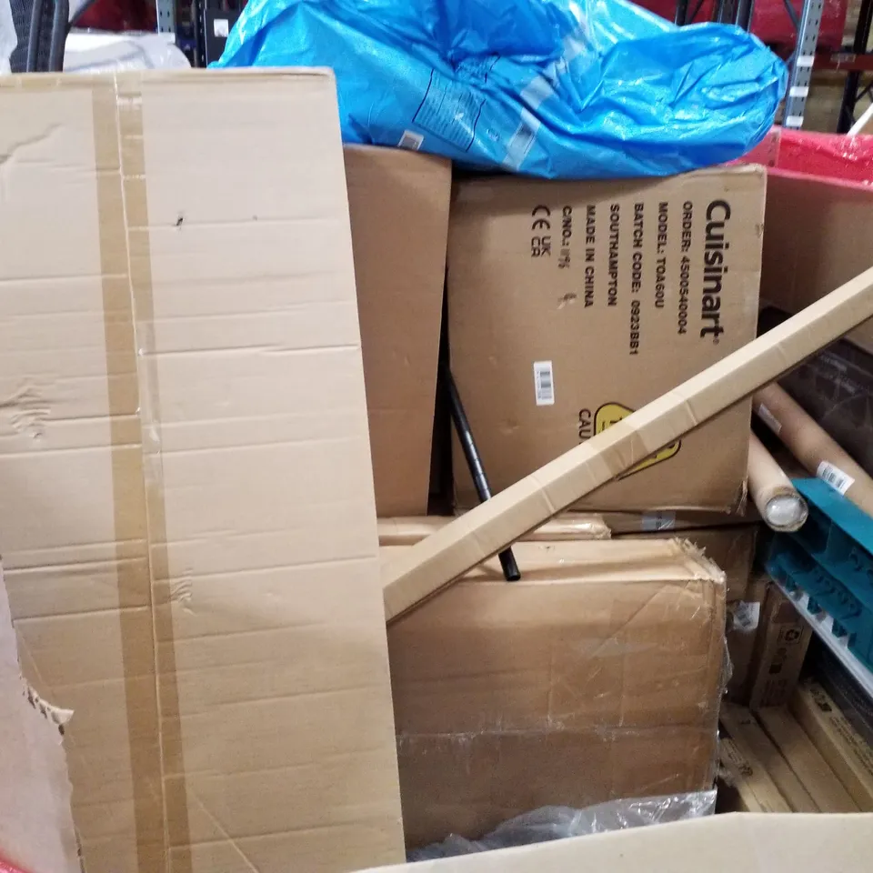 PALLET CONTAINING ASSORTED PRODUCTS INCLUDING CONVECTOR HEATER, 36" SMART TOWER FAN, HEATED THROW BLANKET, POP UP TENT & WATER DISPENSER 