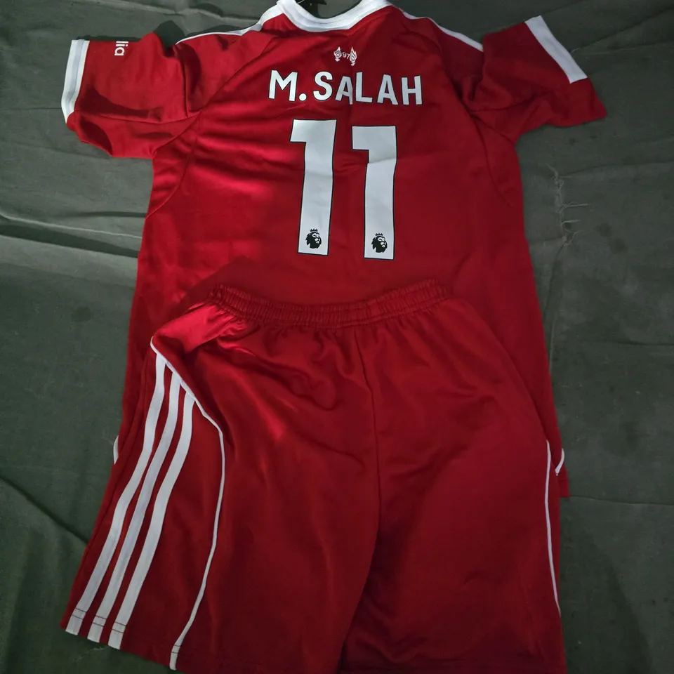 ADIDAS LIVERPOOL KIDS HOME KIT (#11 SALAH) - UK 26