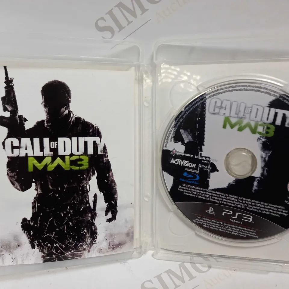 PS3 CALL OF DUTY MODERN WARFARE 3      18+