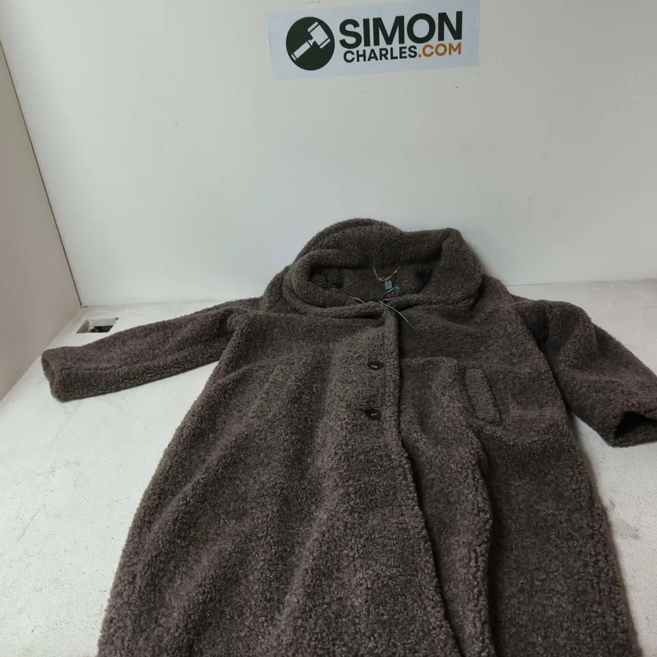 RUTH LANGFORD WOMEN'S COAT – UK 20 (US 16) – LIGHT BROWN