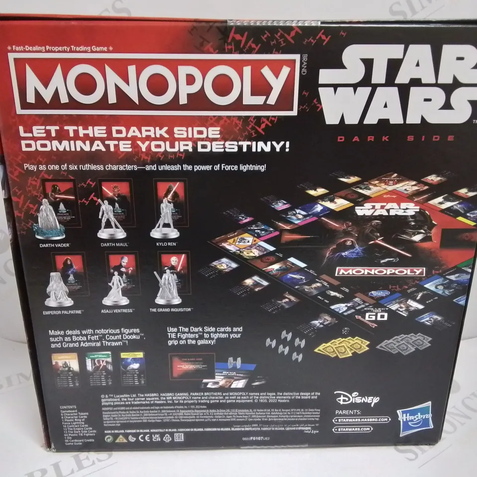 MONOPOLY STAR WARS BOARD GAME