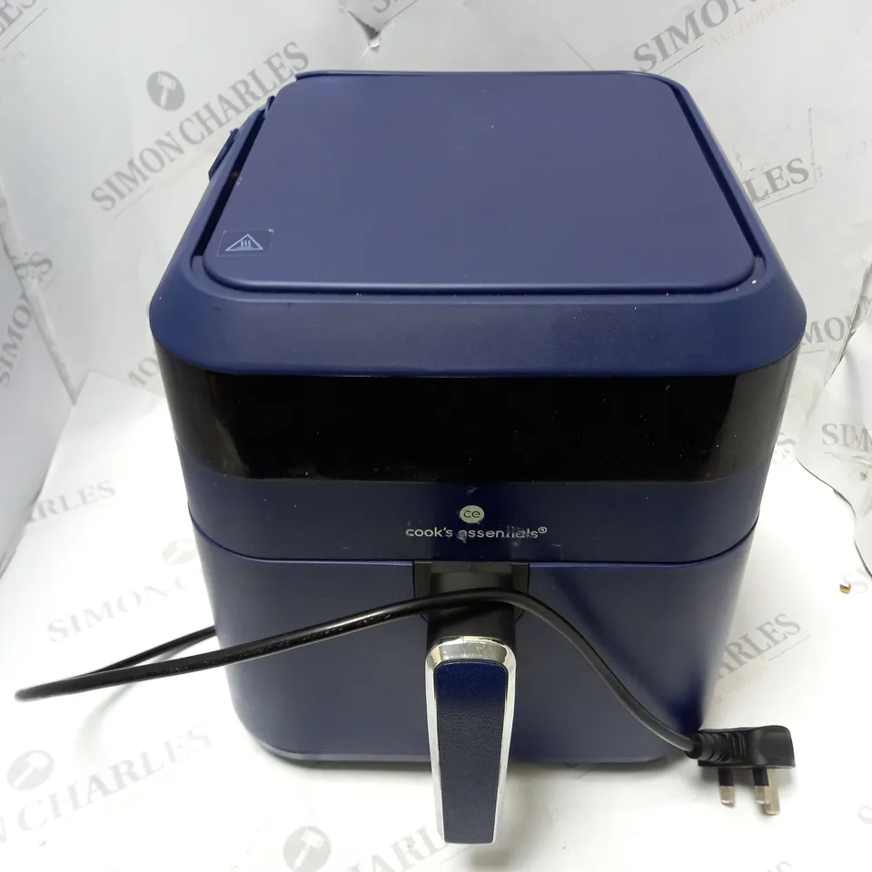 COOK'S ESSENTIALS 5.8L AIR FRYER IN NAVY