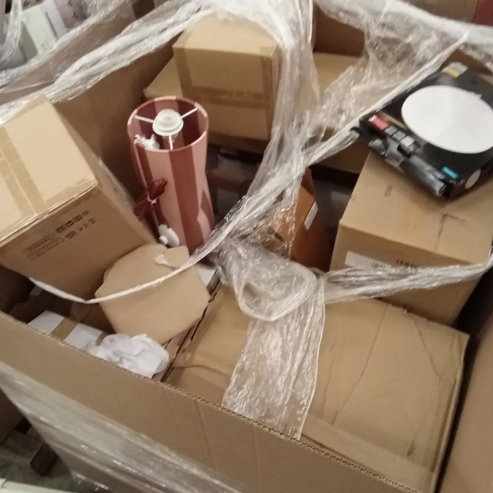 PALLET TO CONTAIN APPROXIMATELY 23 ASSORTED DESIGNER LIGHTING PRODUCTS
