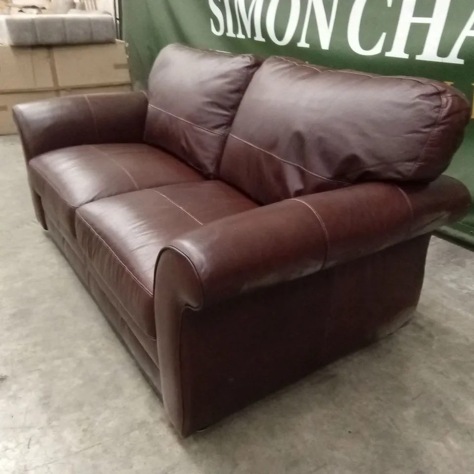 VANTAGE ITALIAN LEATHER 3 SEATER SOFA RRP £1199