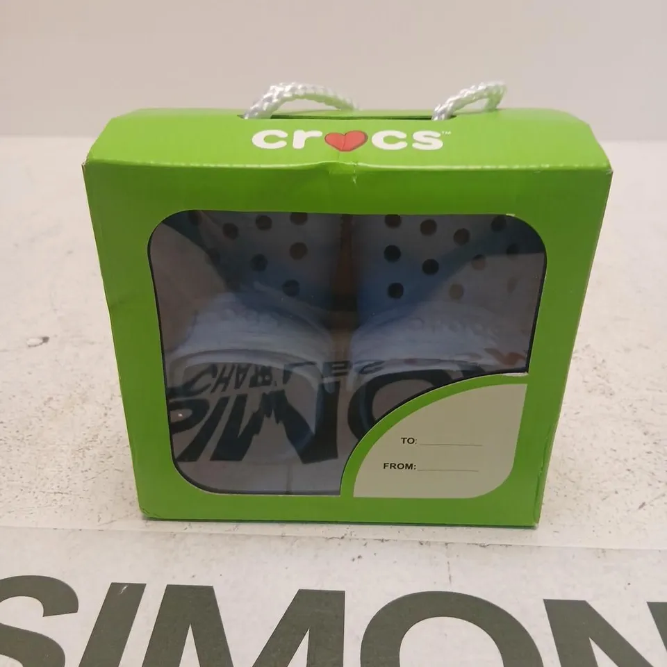 CROCS LITTLES ELITE BLUE TODDLER SHOES (BOXED)