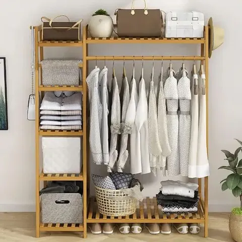 BOXED NEO BAMBOO GARMENT RACK 