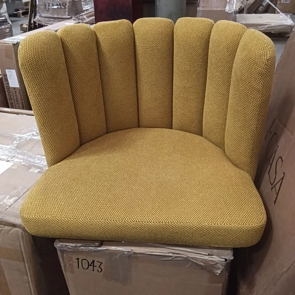 BOXED FABRIC DINING CHAIR