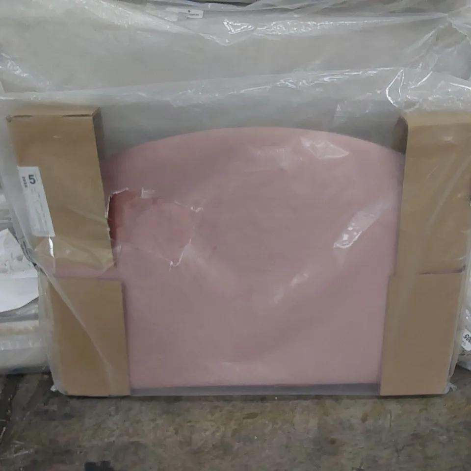 BAGGED SELENE 90CM HEADBOARD IN DUSKY PINK 