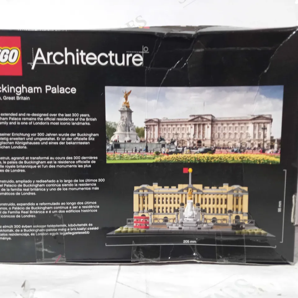 LEGO ARCHITECTURE 21029 BUCKINGHAM PALACE