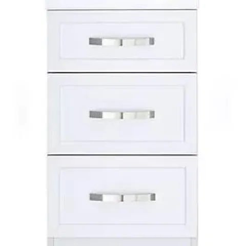 BOXED CAMBERLEY 3 DRAWER CHEST - WHITE