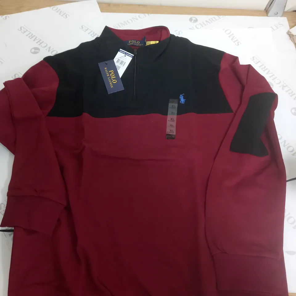 POLO RALPH LAUREN 1/4 ZIP JACKET - XL