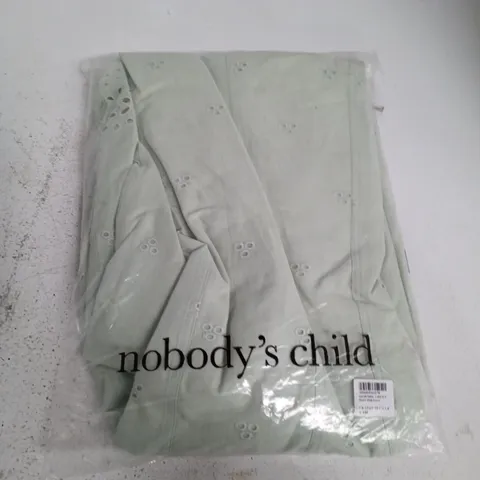 BAGGED NOBODYS CHILD HARRI MIDI DRESS IN GREEN - UK 12