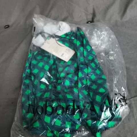 NOBODYS CHILD GREEN BEADED TRIM MIDI DRESS – UK 14 