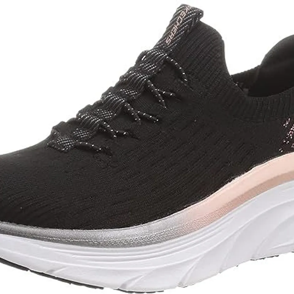 SKECHERS WOMEN'S D'LUX WALKER LET IT GLOW SNEAKERS