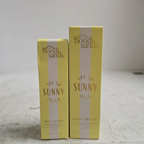 BONDI SANDS SPF 50+ SUNNY MILK FACE LOTION & BODY SERUM (2-PACK)