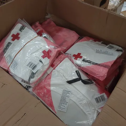 BOX CONTAINING A LARGE QUANTITY OF SEXY LINGERIE OUTFITS