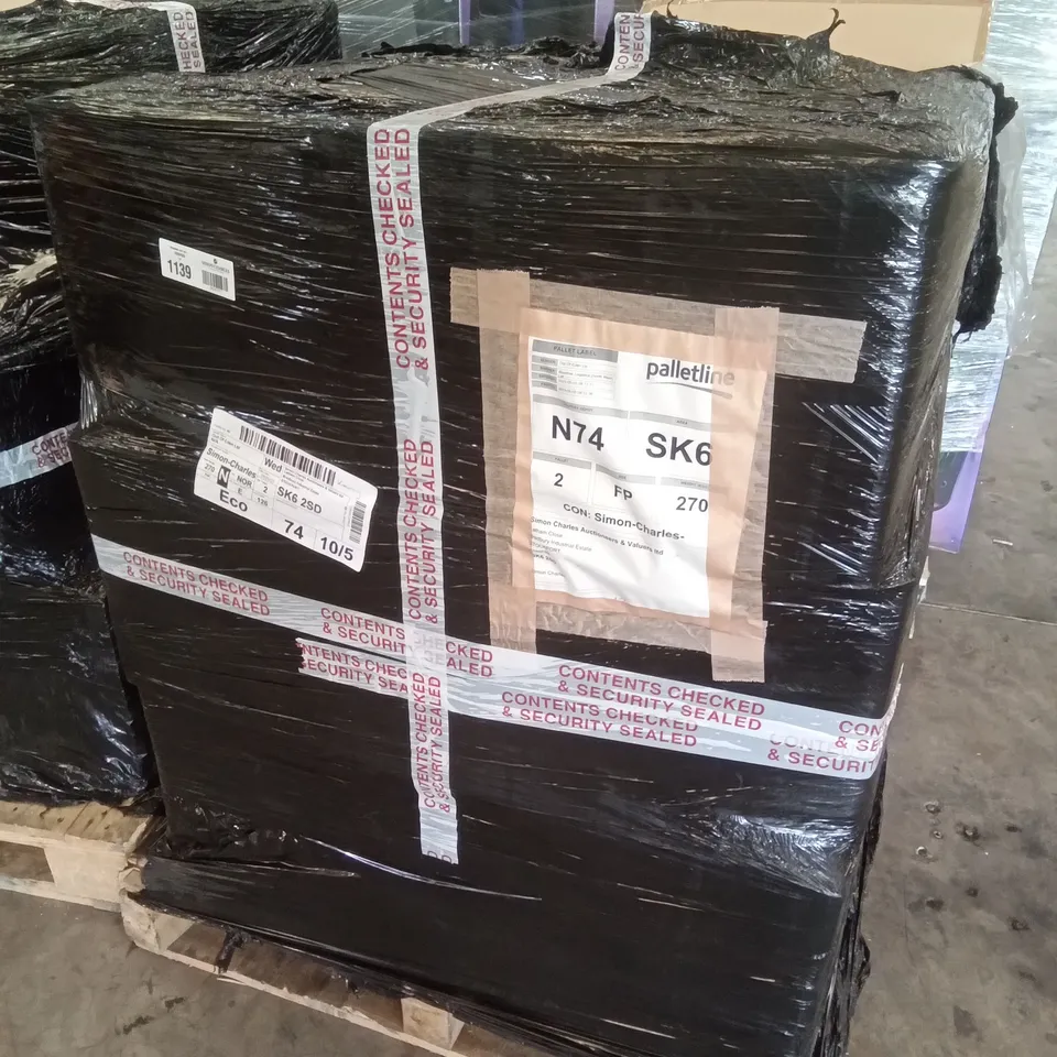 PALLET OF 15 BOXES CONTAINING 40 PACKS OF 50 DISPOSABLE 3-PLY FACE MASKS