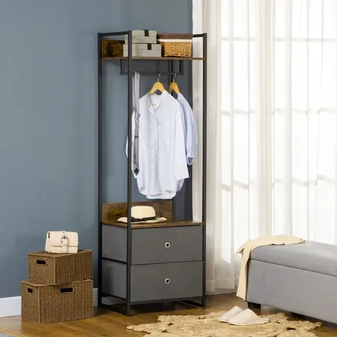 BOXED FAUVER 58CM CLOTHES STORAGE SYSTEM