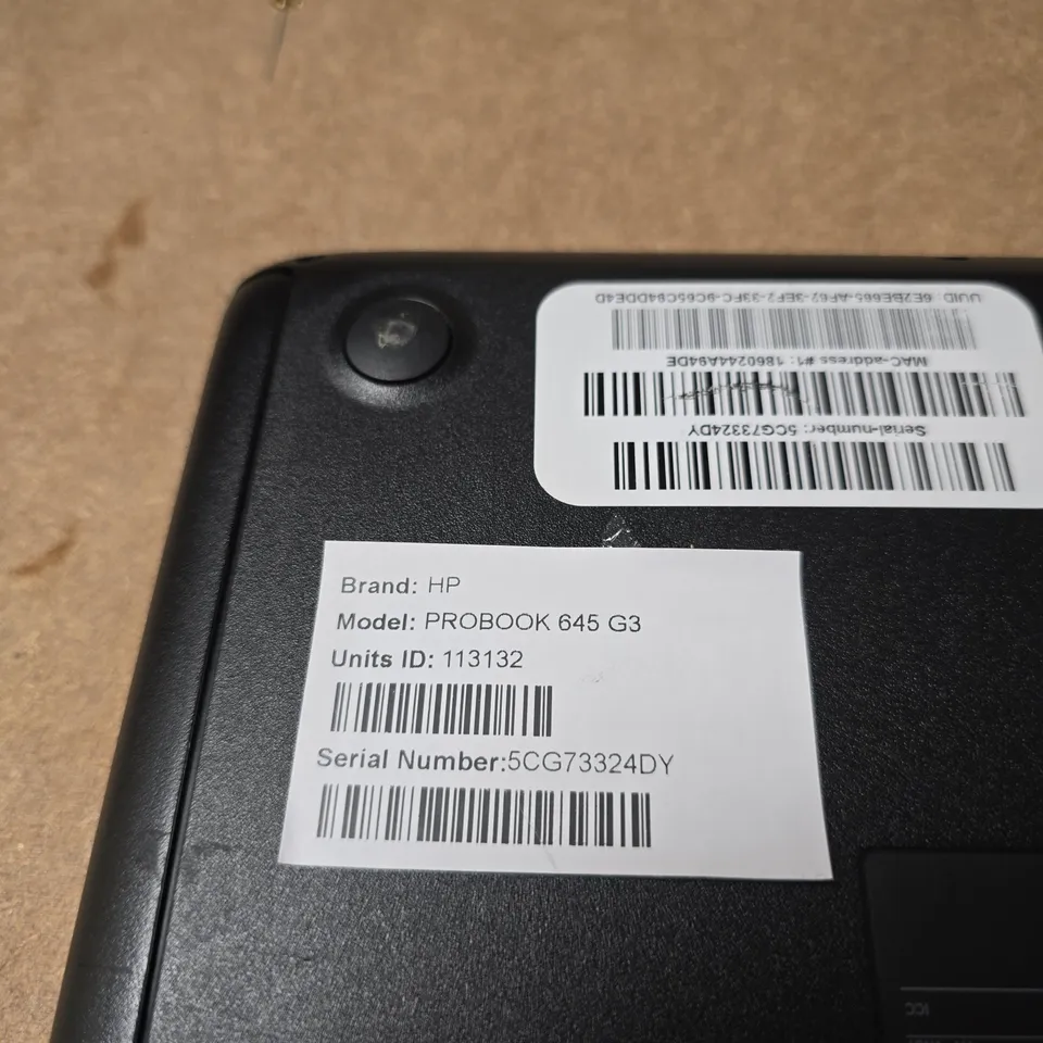 HP PROBOOK 645 G3 LAPTOP