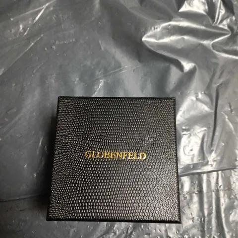 GLOBENFELD WATCH – BLUE DIAL, LEATHER STRAP