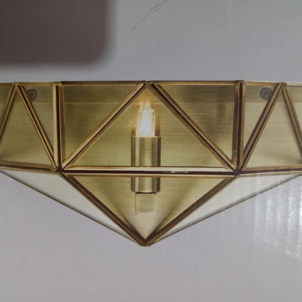 LAURA ASHLEY ZARIA WALL LIGHT ANTIQUE BRASS