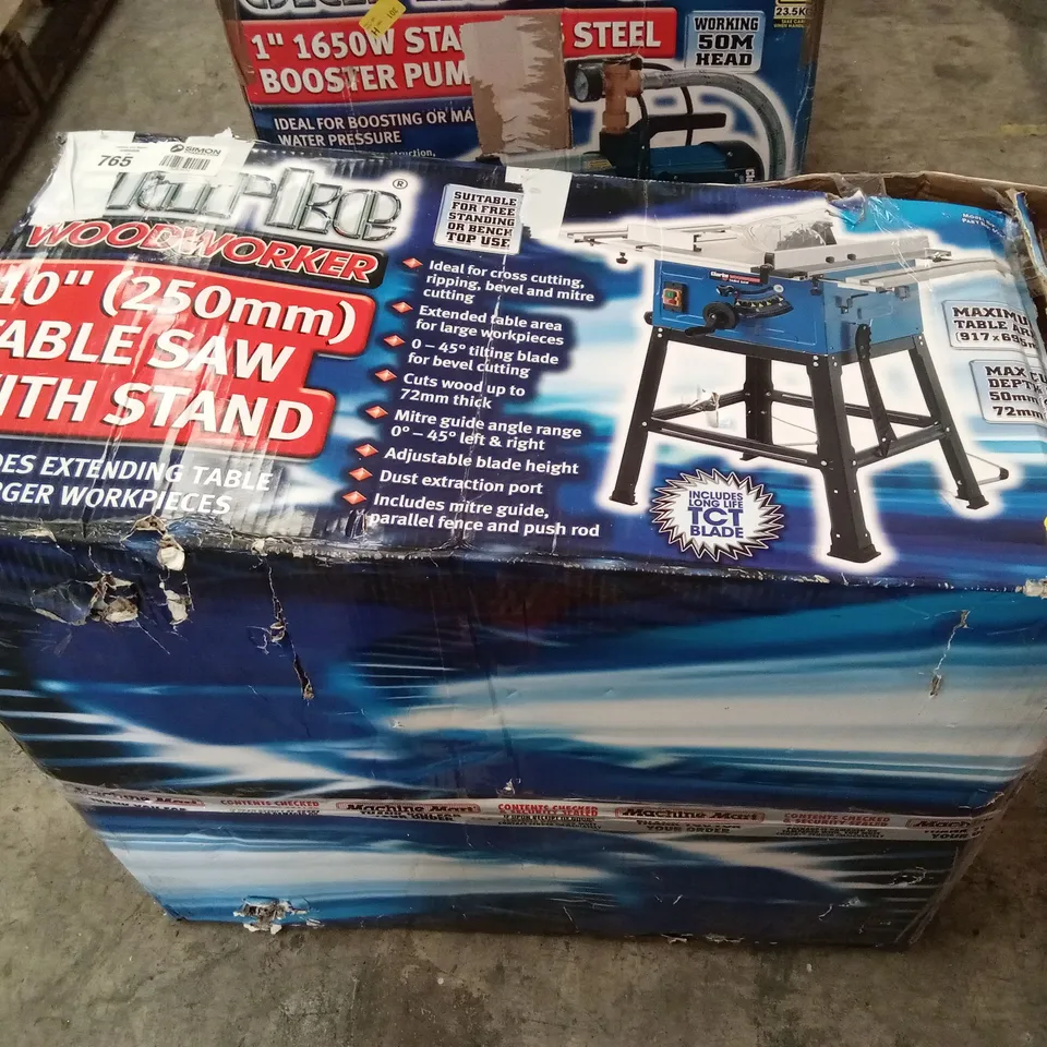 BOXED CLARKE WOODWORKER CHOP SAW