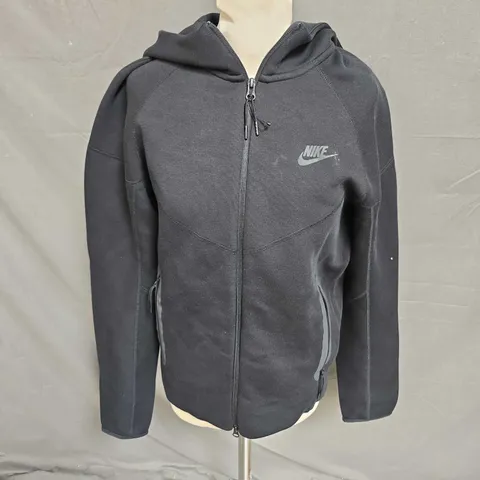 NIKE HOODED ZIP UP JACKET IN BLACK SIZE S