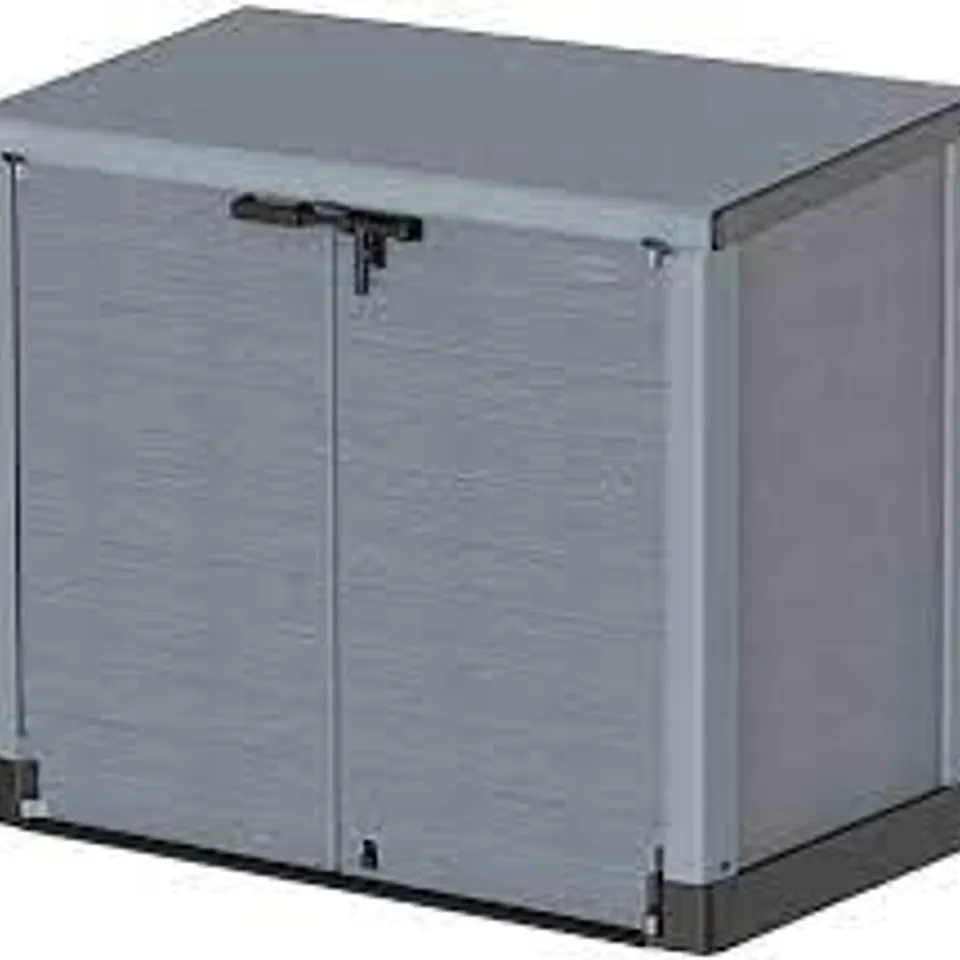 DURAMAX CEDARGRAIN STOREAWAY 1200L PLASTIC GARDEN STORAGE SHED
