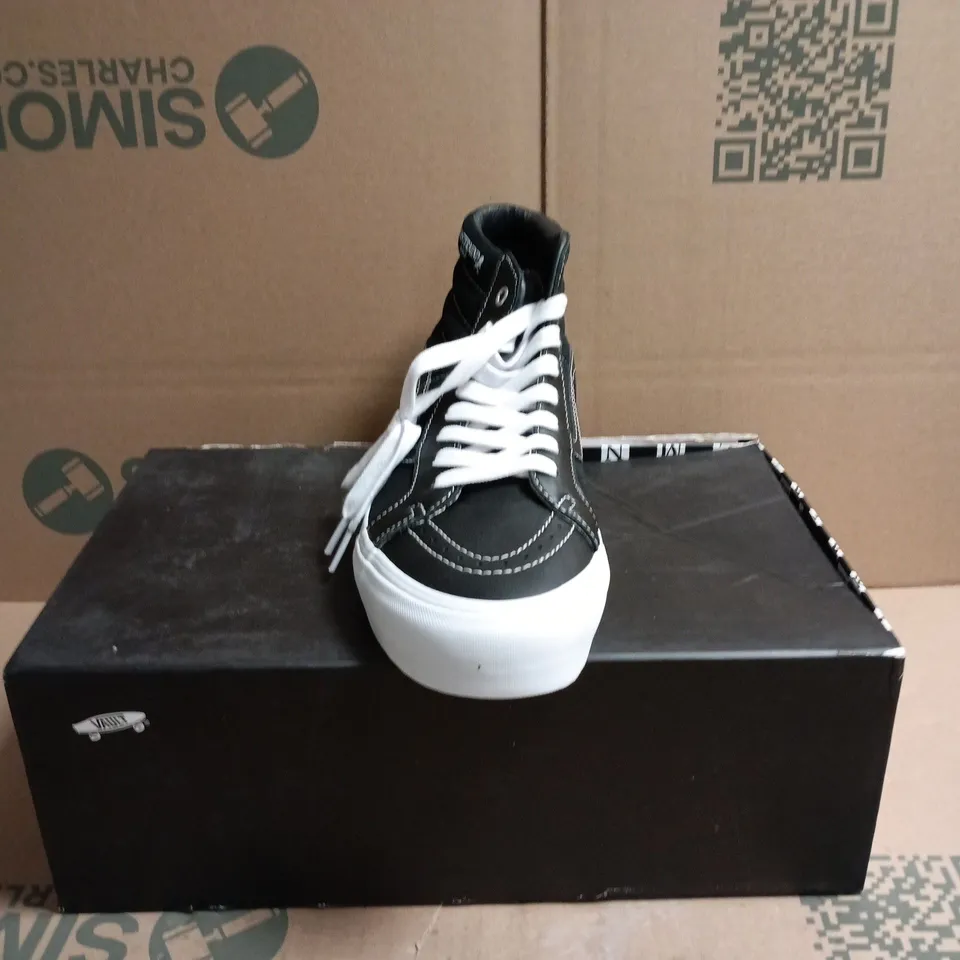 VANS SK8-HI REISSUE MASTERMIND JAPAN BLACK HIGH-TOP TRAINERS – UK 9
