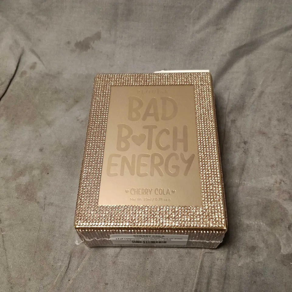 PLOUISE BAD BITCH ENERGY CHERRY COLA. 1 X LIP CONDITIONER, 1 X LIP OIL. BOXED SEALED