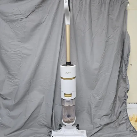 CORDLESS STICK VACUUM CLEANER – WHITE AND GOLD WITH TRANSPARENT DUSTBIN - COLLECTION ONLY