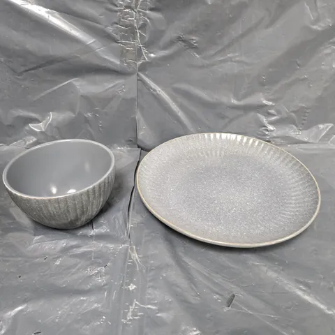 PIERRE DINNER SET - CHARCOAL - COLLECTION ONLY 