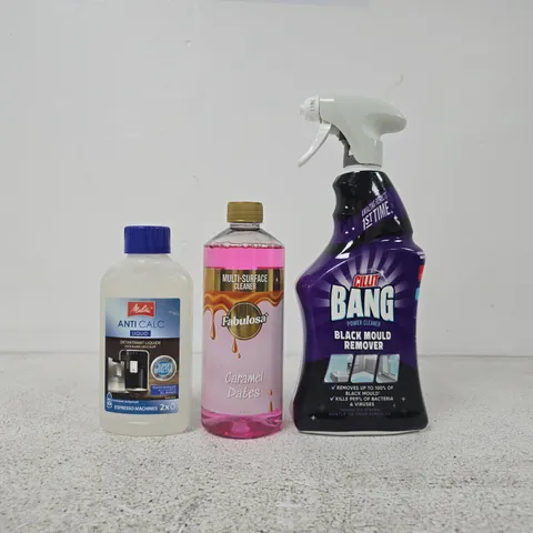 APPROXIMATELY 10 ASSORTED HOUSEHOLD ITEMS TO INCLUDE BLACK MOULD REMOVER, ETC