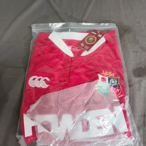 BRITISH & IRISH LIONS RUGBY TOP SIZE M