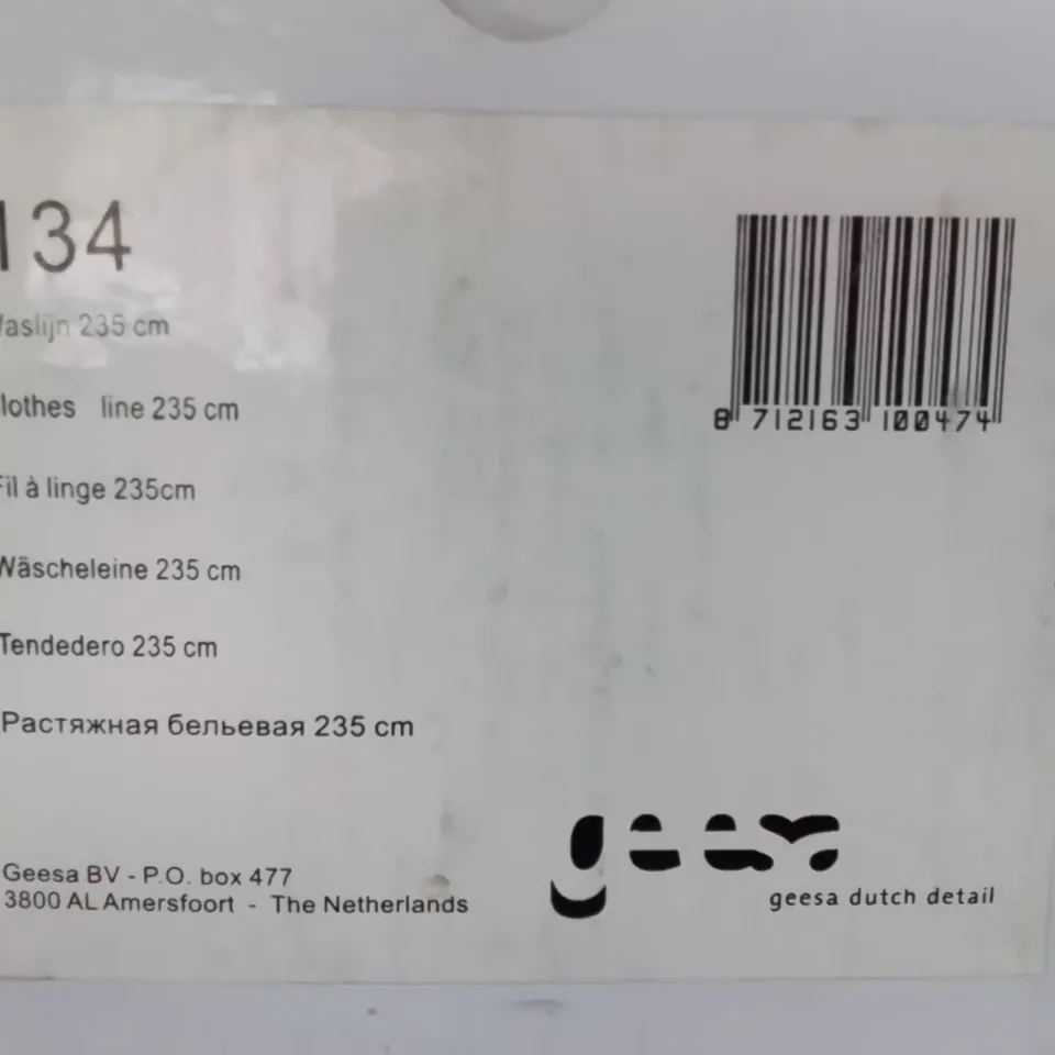 BOX CONTAINING LARGE AMOUNT OF CHROME INDOOR CLOTHES LINES