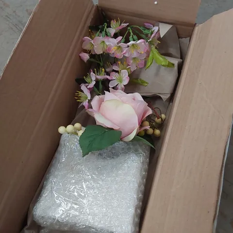 FLAIR FLOWER ARTIFICIAL ROSE FLOWER ARRANGEMENT PINK