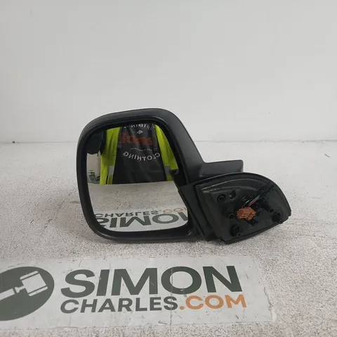 CAR WING MIRROR – BLACK EXTERIOR, RIGHT-HAND (DRIVER'S SIDE)
