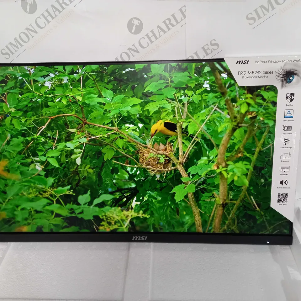 BOXED MSI PRO MP242 MONITOR- COLLECTION ONLY