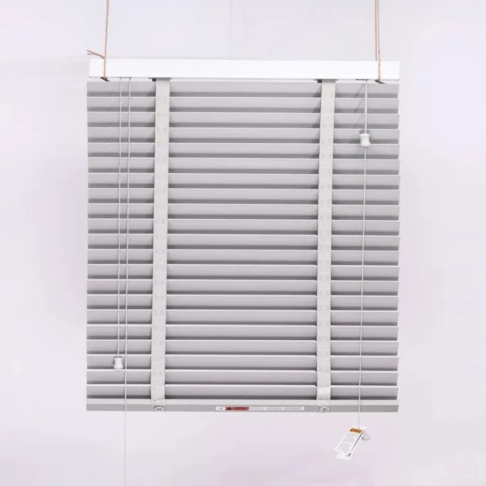 BOXED FAUXWOOD TAPE VENITIAN BLINDS WHITE (1 BOX)