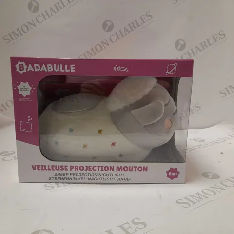 BRAND NEW BOXED BADABULLE LULU THE LAMB MUSICAL PROJECTION NIGHT LIGHT-SENSORY BABY LIGHT