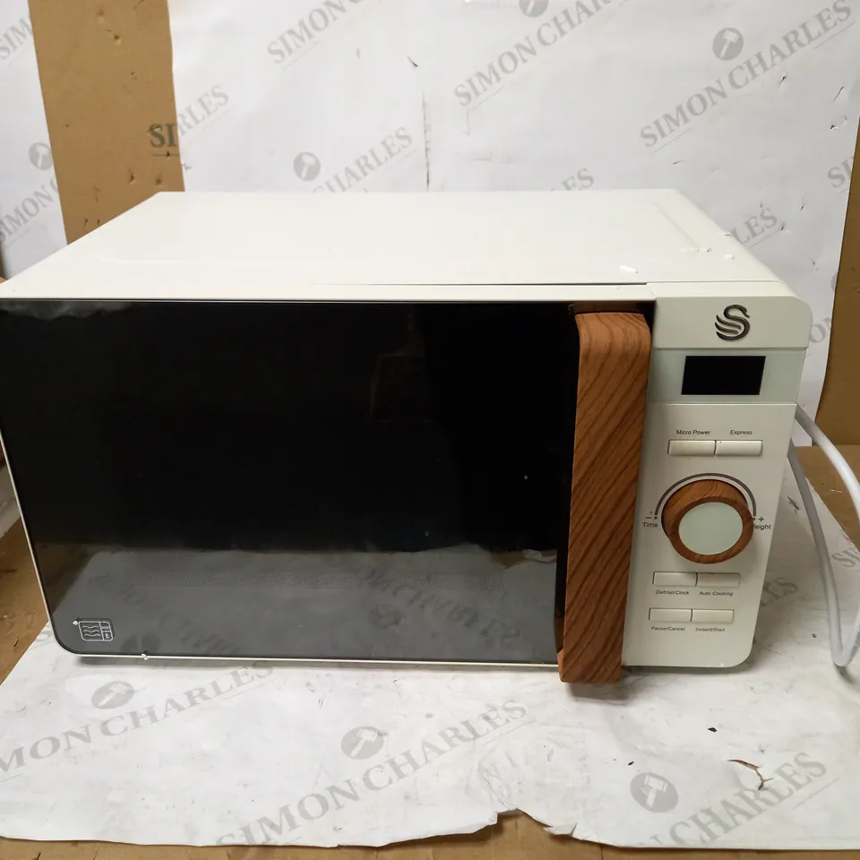 SWAN SM22036WHTN NORDIC DIGITAL MICROWAVE