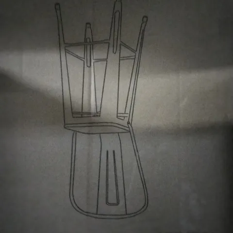 BOXED ELKO SOLID WOOD COUNTER & BAR STOOL (1 BOX)