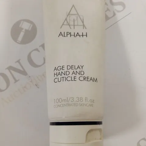5 ALPHAH AGE DELAY HAND AND CUTICLE CREAM 1OOML EACH