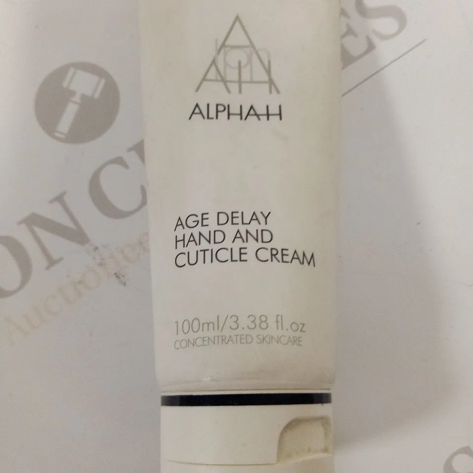 5 ALPHAH AGE DELAY HAND AND CUTICLE CREAM 1OOML EACH