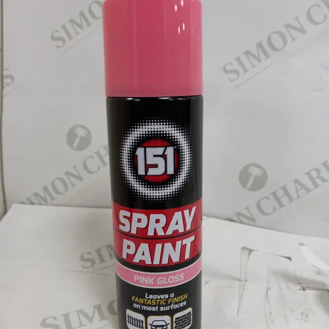 BOX OF 12 X 151 PINK GLOSS SPRAY PAINT
