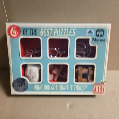 6 OF THE BEST PUZZLE BOX SET – BRAIN TEASERS 